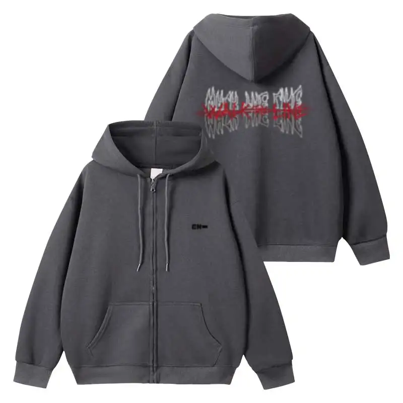 enhypen walk the line zip hoodie L