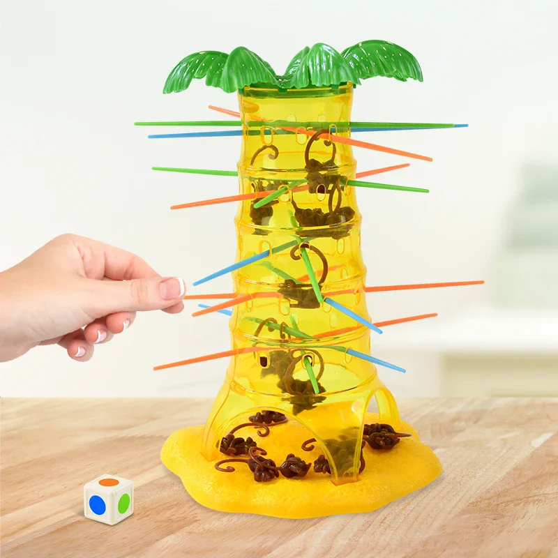 Board Game Board Game Toy Mini Funny Monkey Climbing Tree Games Toy Kid Flipping Monkey Board Parent Child Interactive Party Desktop Strategy Game Toys