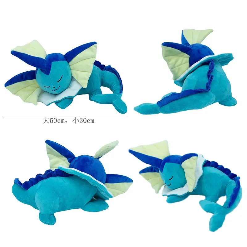 

Vaporeon Plush Doll Toy Pokemon Sleeping Vaporeoned Soft Pillow Animal Stuffed Plush Toy Kawaii Children Plush Doll Gifts Toy