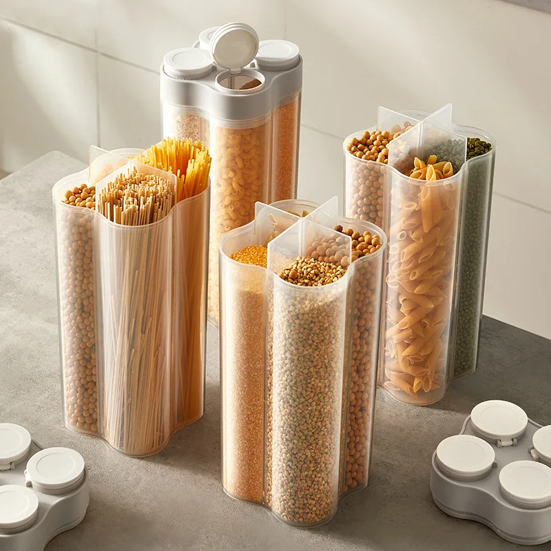 2.7L Kitchen Airtight Cereal Storage Moisture Food Storage Containers Food Organizer for Noodles Grain Flour Rice Nuts Snacks