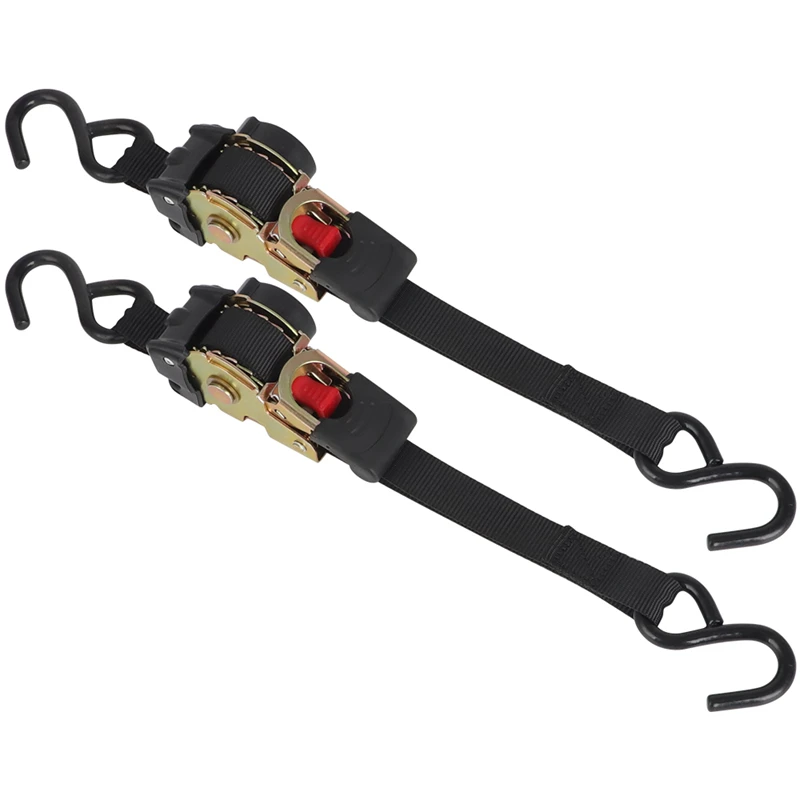Auto Retractable Easy To Carry Ratchet Tie Down Starp S-hooks 25MMx2M Universal Tools Tie Down Belts With Automatic Rollup