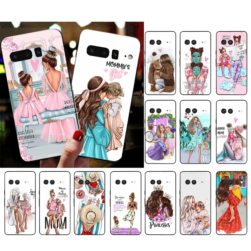 Custodia Per Telefono Per Google Pixel 7 Pro 7A 6A 6 Pro 5A 4A 3A Pixel 4 Xl Pixel 5 6 4 3 Xl 3A Xl 2 Xl Custodia Super Mom Baby Girl