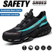 Steel Toe Shoes for Men Women Composite Toe Work Shoes Indestructible Safety Shoes Lightweight Breathable Construction Sneakers