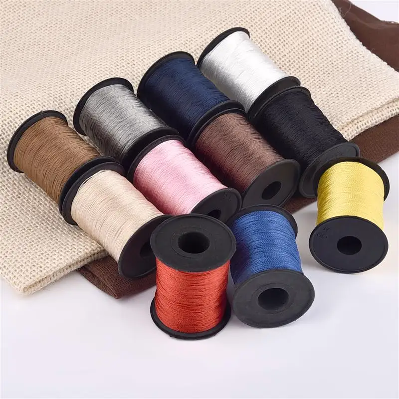 Durable Thin Nylon Thread for Leather, Clothing, and Shoes - 150m Roll