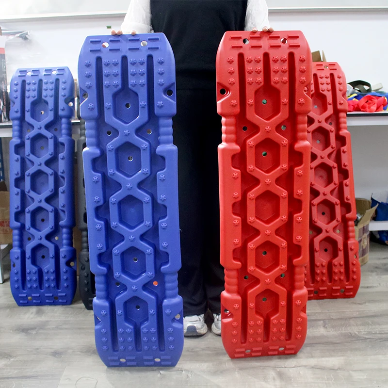 Super-Tough PP 105cm Car Off Road Accessories Traction Boards Rail Recovery 4x4 Emergency Rescue Tool Snow SandMud traction boards