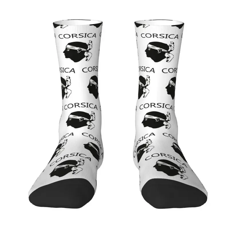 

Носки унисекс с флагом Корсики, мужские сумасшедшие короткие, смешные, весна-лето-осень-зима