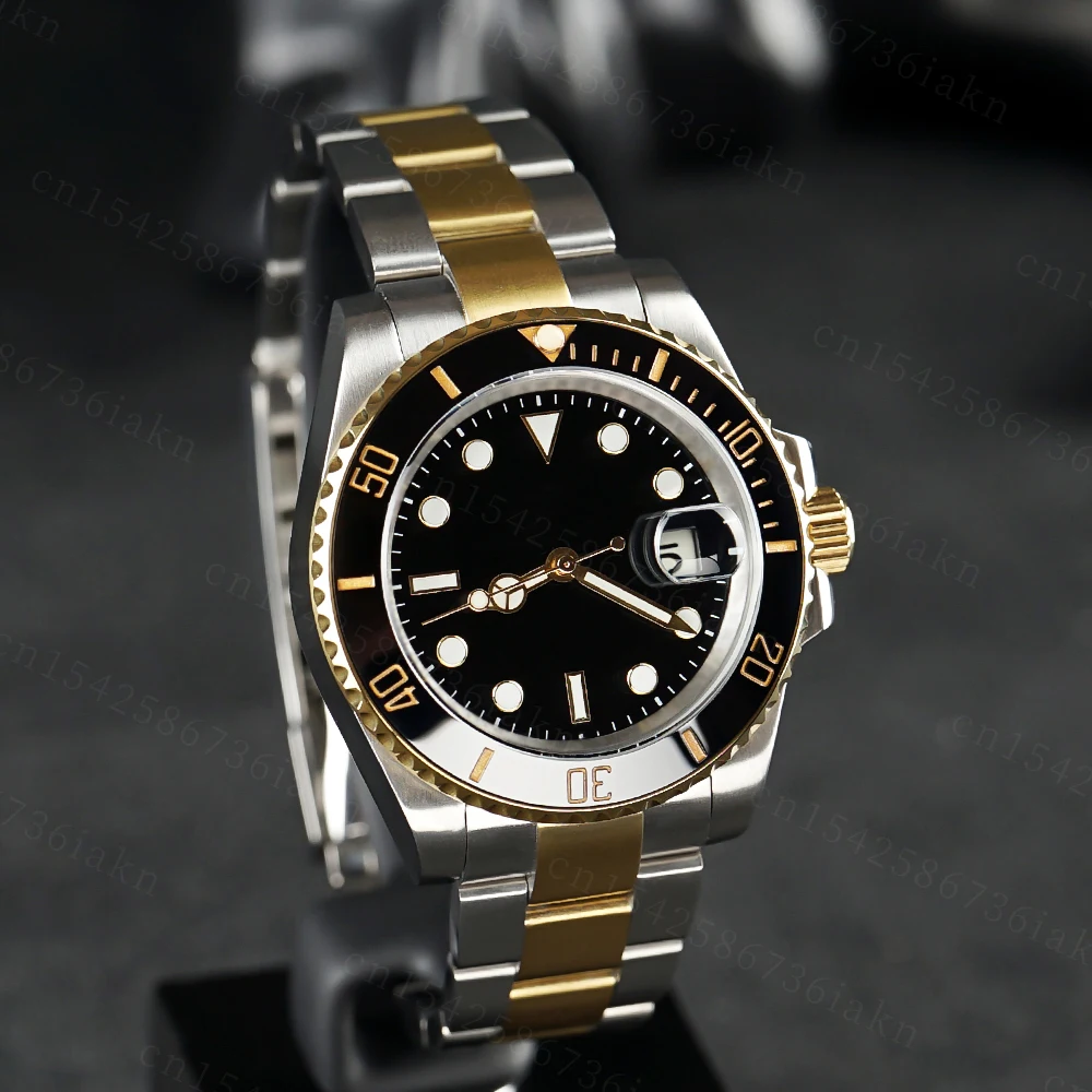 2022 Fashion New 40mm Men's Leisure Sports Sapphire Mirror Stainless Steel Material Waterproof Automatic Mechanical Watch