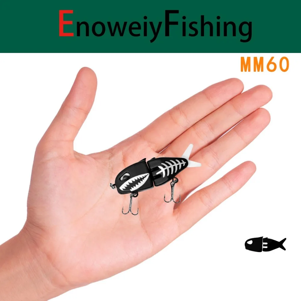 2024 Deep Diving 2Segment Fishing Lures Bass Crankbaits 3D Printed Bionic Bait Artifici Lifelike Eyes Plastic Hard Crank lure