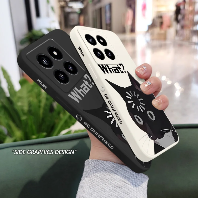 Adorable Cartoon Cat Soft Silicone Phone Case Cover
