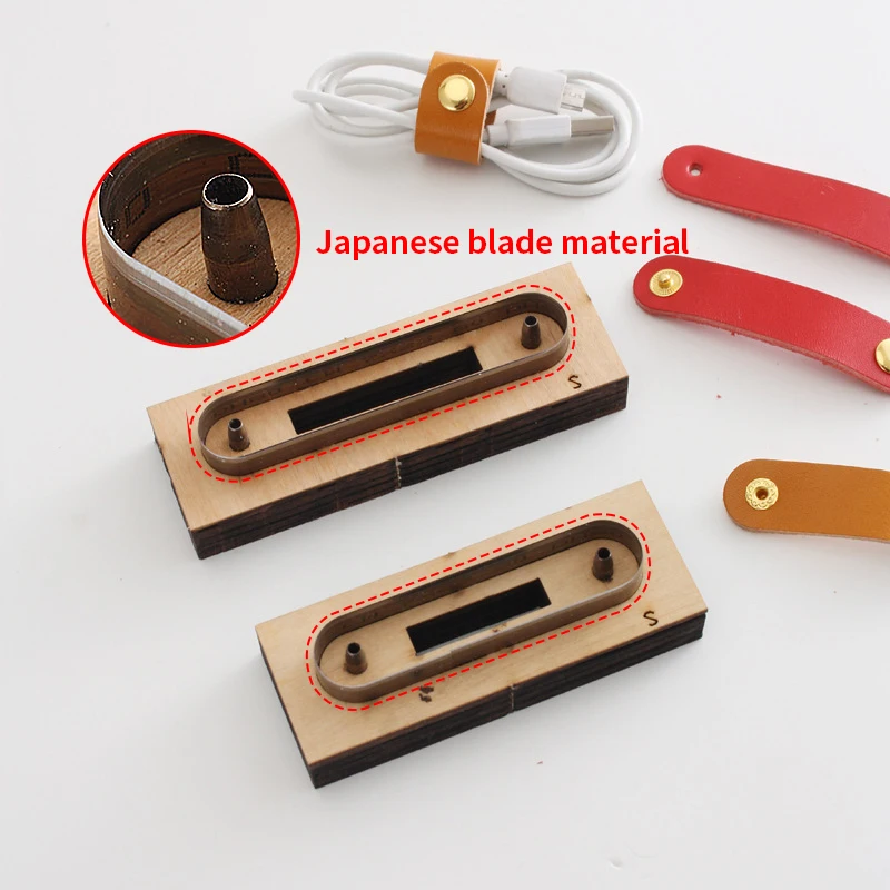 NUBECOM 데이터 와인딩 허브 가죽 템플릿 공예 DIY 가죽 펀칭 다이 일본 블레이드 가죽 수제 금형 절단 도구