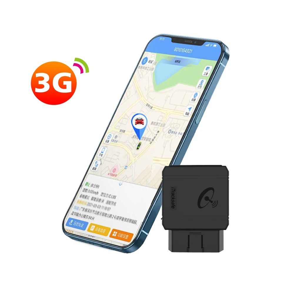 

Автомобильный GPS-трекер obd2, миниатюрное устройство слежения с защитой от кражи, 3g, Sim, Gsm, GPS