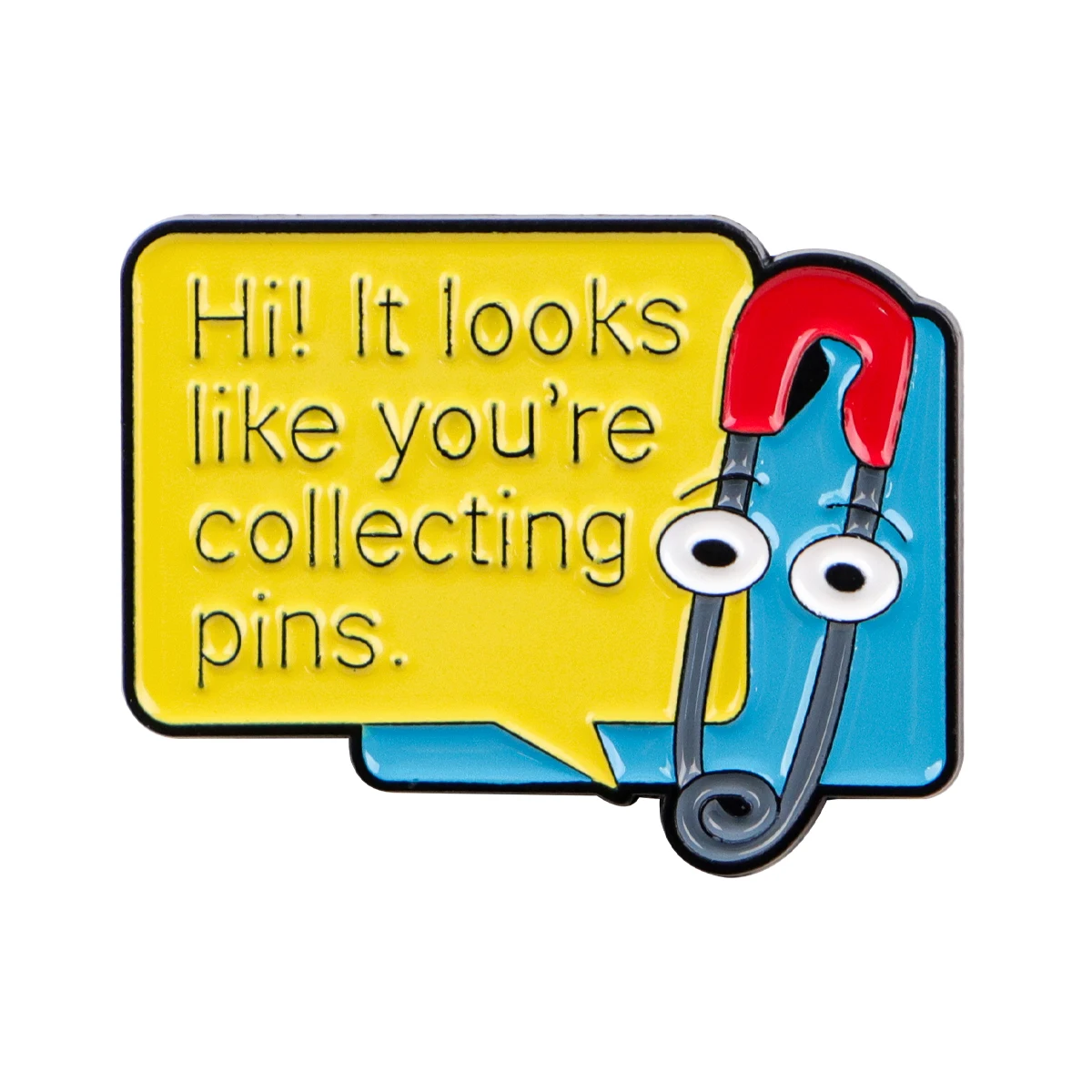 Whimsical Cartoon Cat Enamel Pin - Fun Accessory