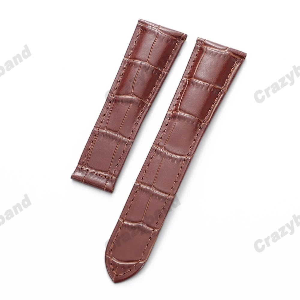 Luxury Genuine Leather Watch Strap - Premium Soft Bracelet for Men’s Wrist - High Quality 18mm, 20mm, 22mm