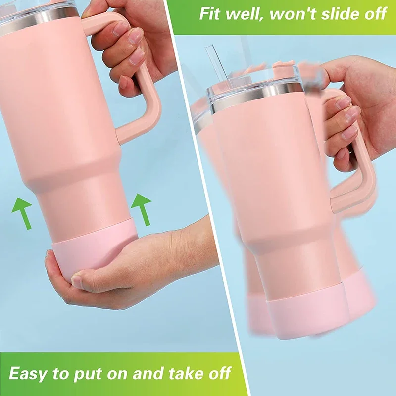 Description Picture 6 of itemUniversal 7.5cm Soft Food Grade Silicone Bottom Cup Sleeve Cover For Stanley 40oz  Ice Flow Flip 30 Oz 20 Oz Water Bottle