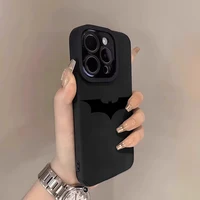 Luxury Leather Lambskin Shockproof Phone Case for IPhone 17 16 Pro Max Air 15 14 13 Max Black B-BatmanS Classic - Image 4