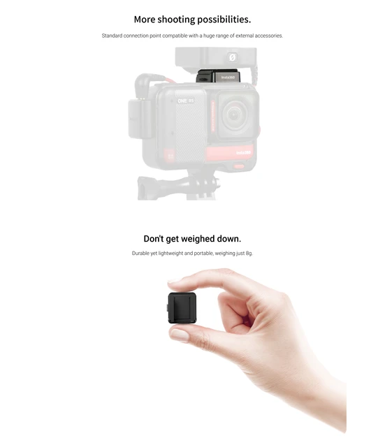 2点SET】Insta360 ONE RS TE + Mic Adapter 2点SET】Insta360 ONE RS TE + Mic Adapter