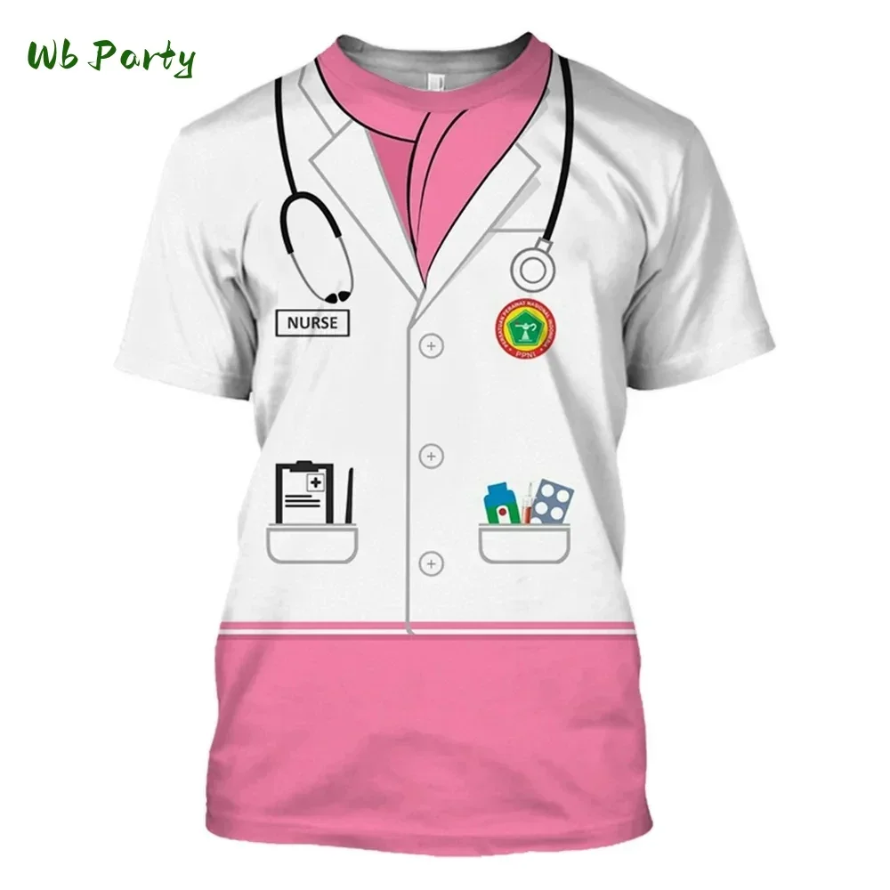 Polizei Uniform 3D Druck Sport Schnell Trocknend Atmungsaktive Männer T-shirt Straße Cosplay Party Casual eltern-kind Kurzarm Kleidung – Detail 13