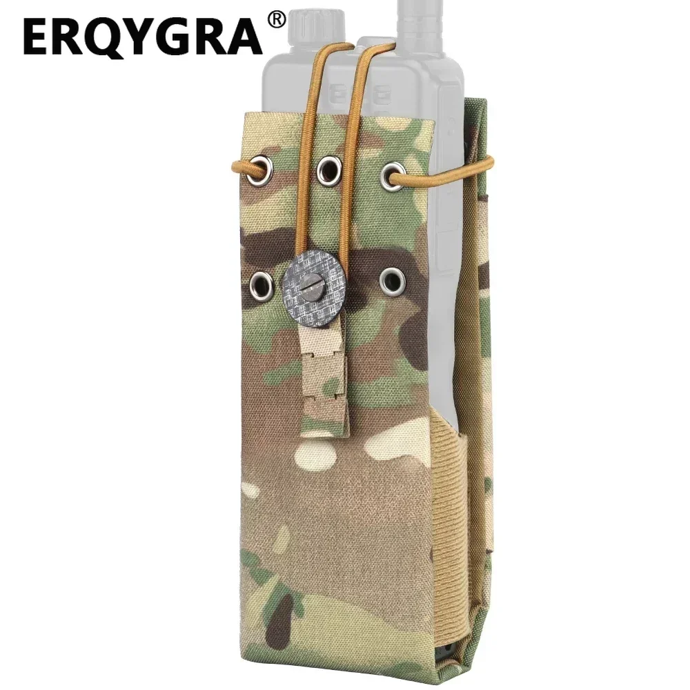 Mag Pouch ERQYGRA Tactical F Style Universal Radio Pouch Molle System Paintball Accessories CS Wargame Waist Bag Holster Outdoor Hunting