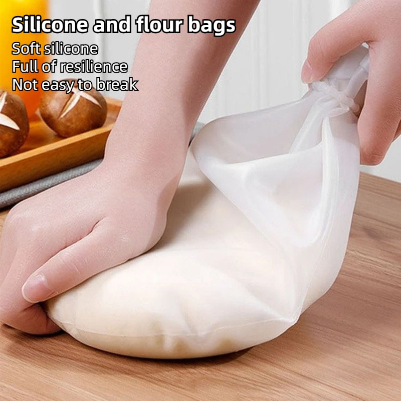 Dough Kneading Bag Food Grade Silicone Dough Kneading Bag Flour Mixer
