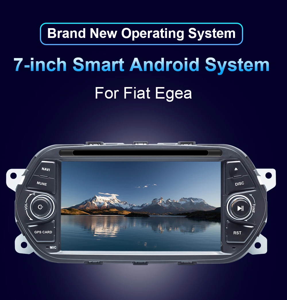 Android Car Radio DVD Player For Fiat Tipo Egea 2015-2017 Touch Screen Car GPS N