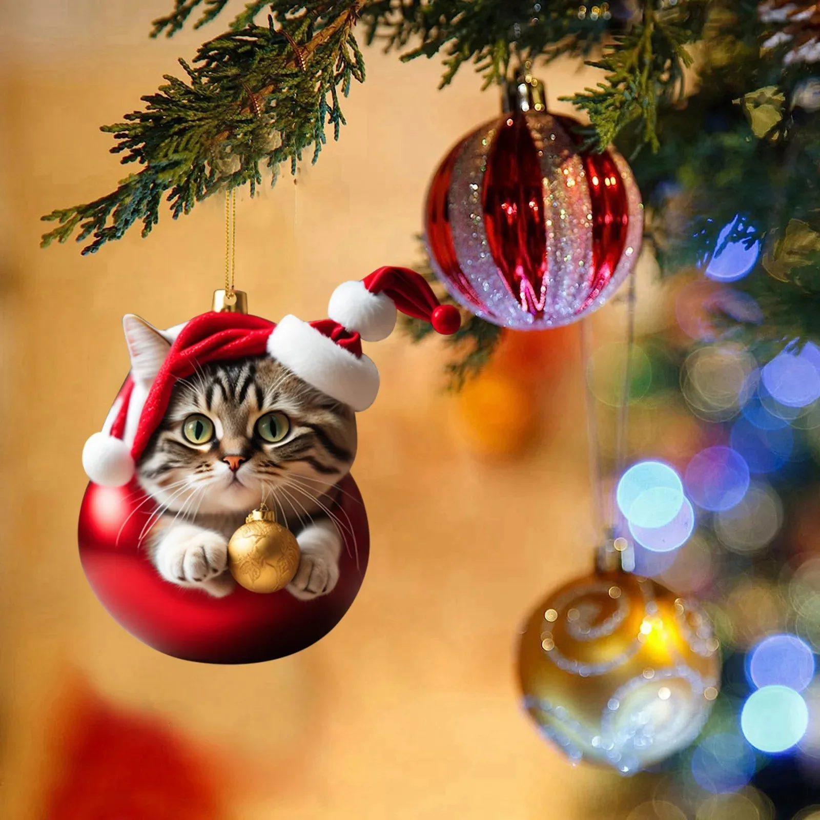 Decoration Cat Acrylic Ornament 3
