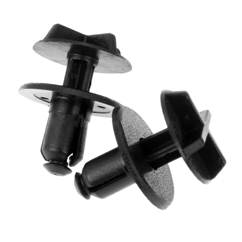 

10pcs For Land Battery Cover Cowl Panel Clip Fit 9mm Hole LR024316 Car Clip Panel Cap Nylon Core Nail Fastener