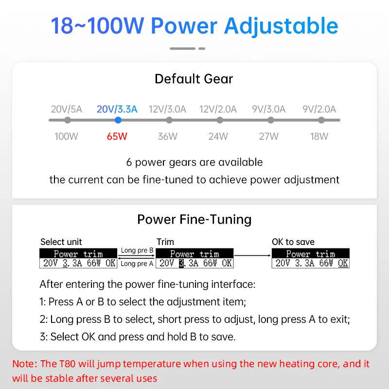 ALIENTEK T80/T80P 납땜 인두 조절 가능한 온도 100W 빠른 열 휴대용 디지털 스마트 전기 용접 스테이션 키트 C245