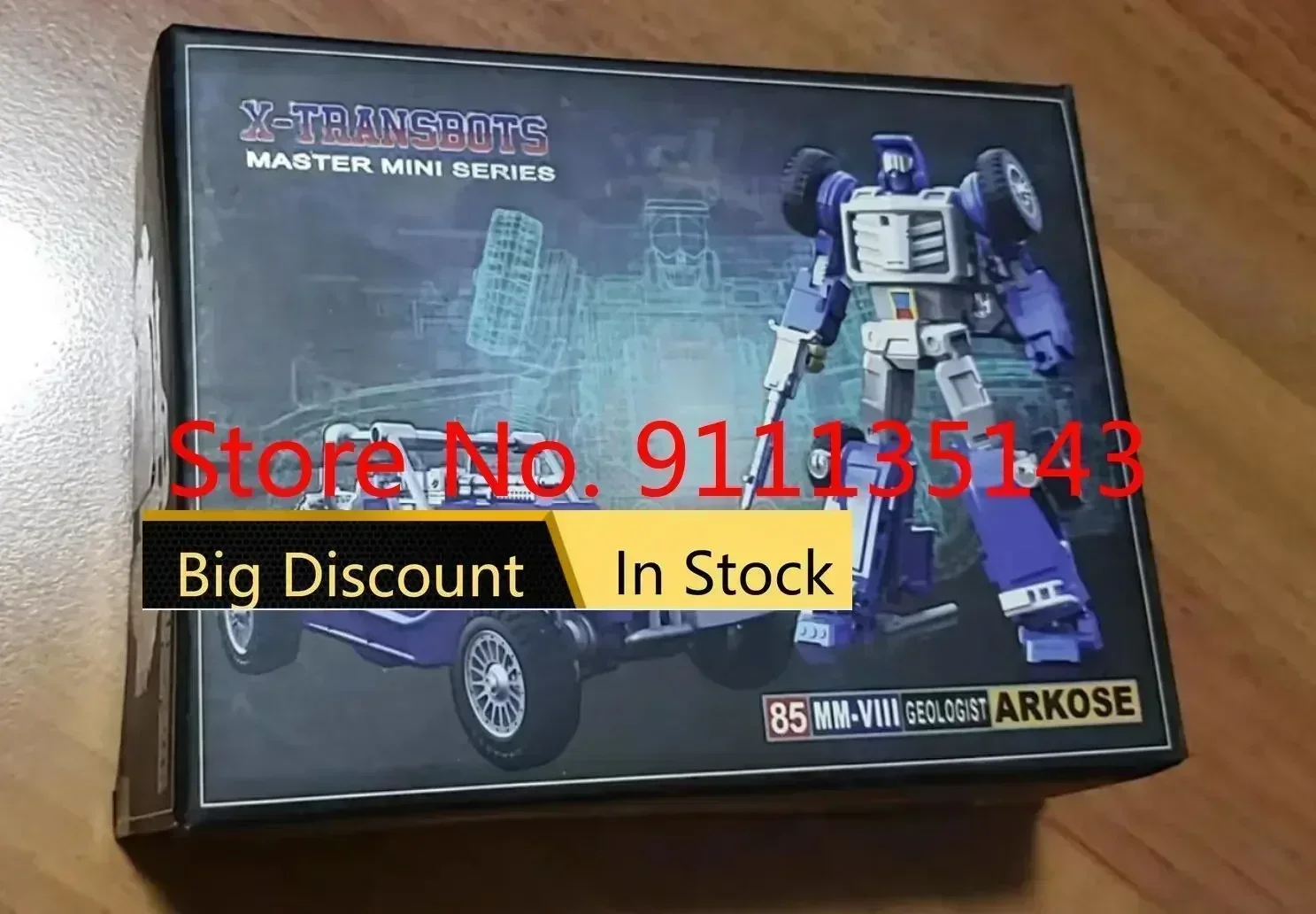

X-Transbots MM-VIII MM-8 Arkose Beachcomber Blue Version 3rd Party Third Party Action Figure Toy In Stock