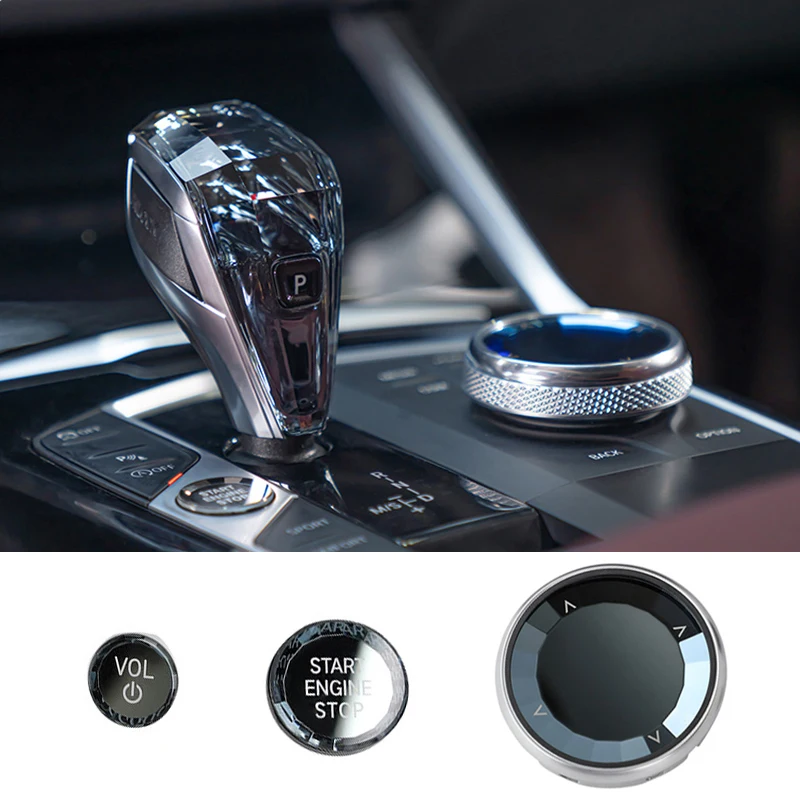

For BMW Crystal Gear Shift Knob Handles Gearbox Lever Stick Head 2 3 4 Series F44 G20 G21 G22 G23 G26 Z4 G29 X3 ix3 G01 X4 G02
