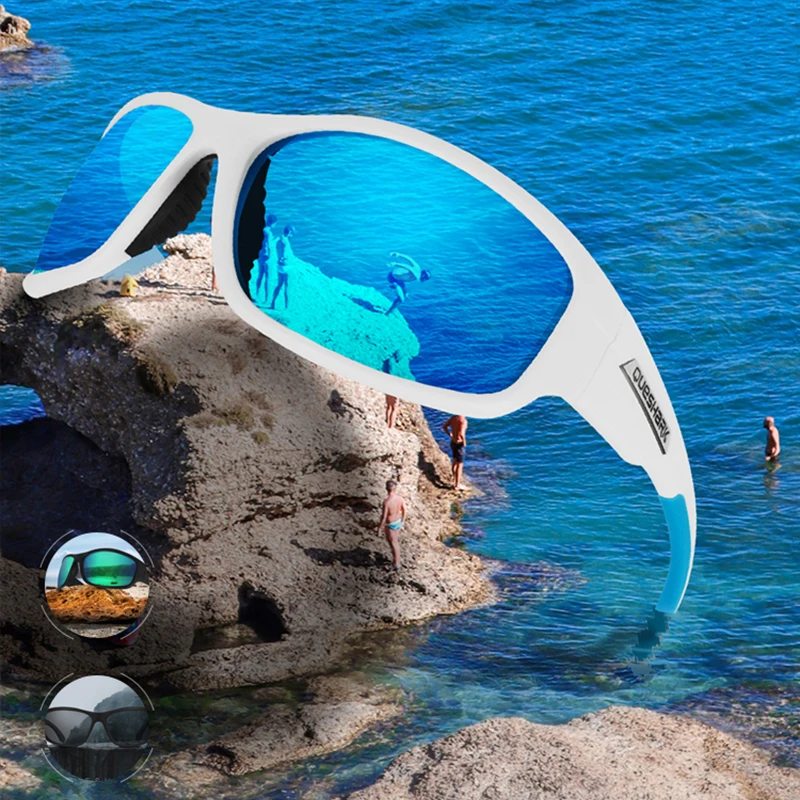 Men Women HD Polarized Sports Sunglasses Ultralight Travel Beach Camping Hiking Eyewear Anti-UV Fishing Glasses Driving Goggles