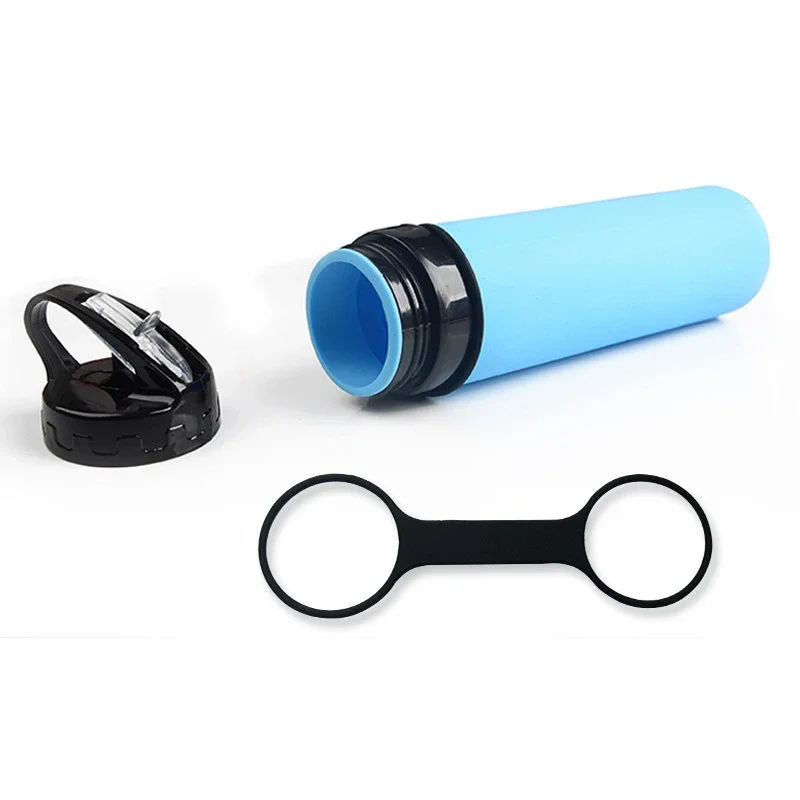 Creative folding Fashion water bottle Leakproof portable water bottle Indoor Travel hiking office camping kettle kid Sport 600ML