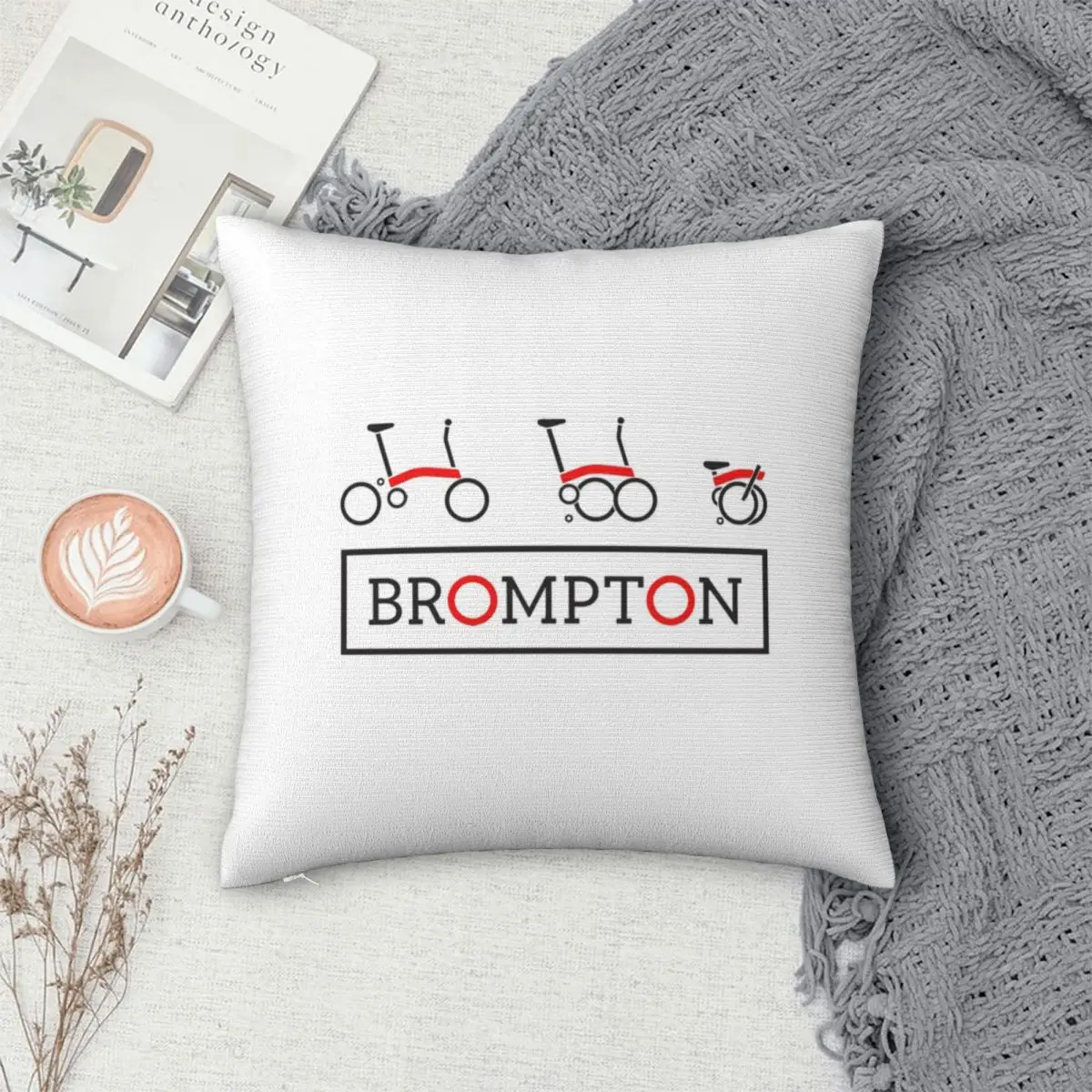 

Brompton Bike Pillowcase Polyester Pillow Cover Cushion Comfort Throw Pillow Sofa Decorative Cushions Used for Home Bedroom Sofa