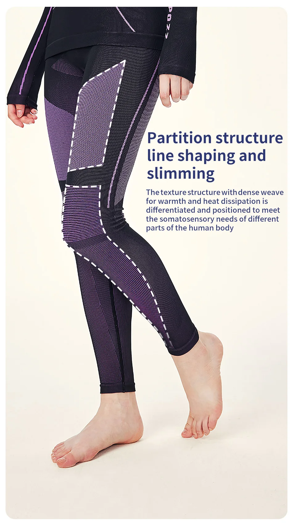 COPOZZ Thermal Ski Underwear Sets 