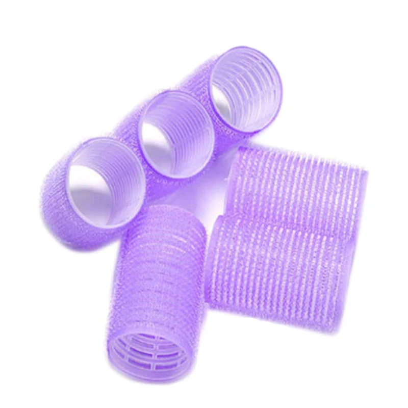 Self Grip Hair Rollers 6Pcs Magic Hair Curlers Set Salon Hairdressing Heatless Curling DIY Hairstyle Tools for Women Girl