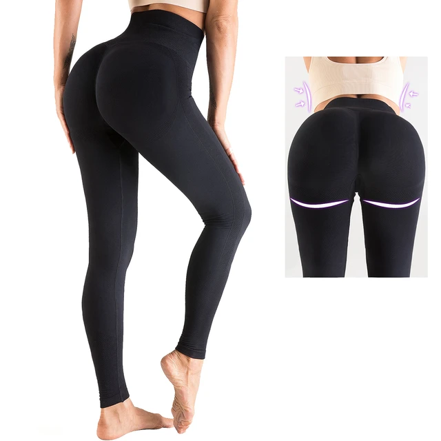 CONTOUR Seamless Scrunch Butt Workout Leggings Womens Yoga Pants