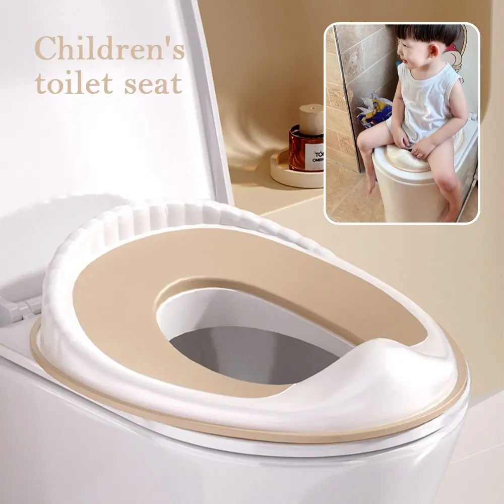 Ready To Use Kids Toilet Seat Lightweight Plastic Children Potty Seat with Backrest Sturdy Potty chair Independent Toileting