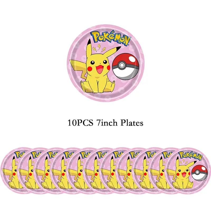 10pcs 7inch plates