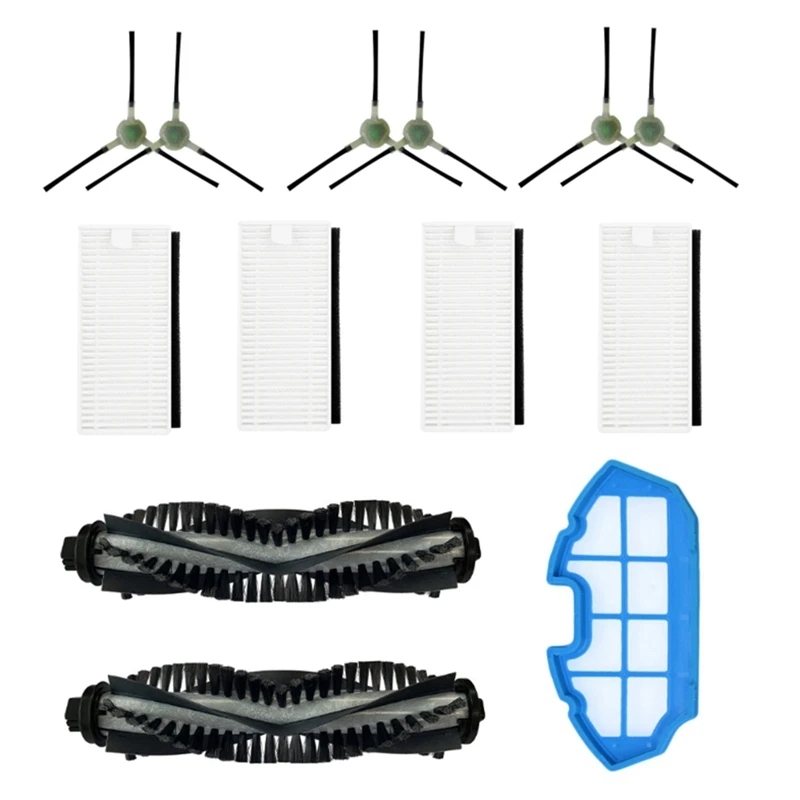 

HEPA-фильтр, основная щетка, боковые щетки для Moosoo MT501 MT710 MT720, аксессуары для уборочной машины