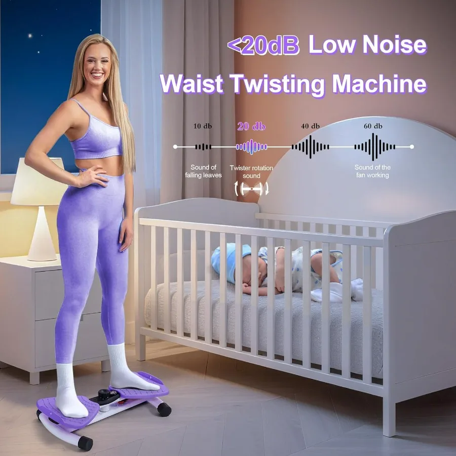 Waist Twister Machine Exercise With Digital Display To Track Time, Reps And Calories Burned, Waist twister machine With Balance