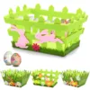Bag Basket Fabric Storage Pouch Creative Easter Storage Candy Children Non-Woven Gift Decoration Candy Basket Small Ornament Set 5