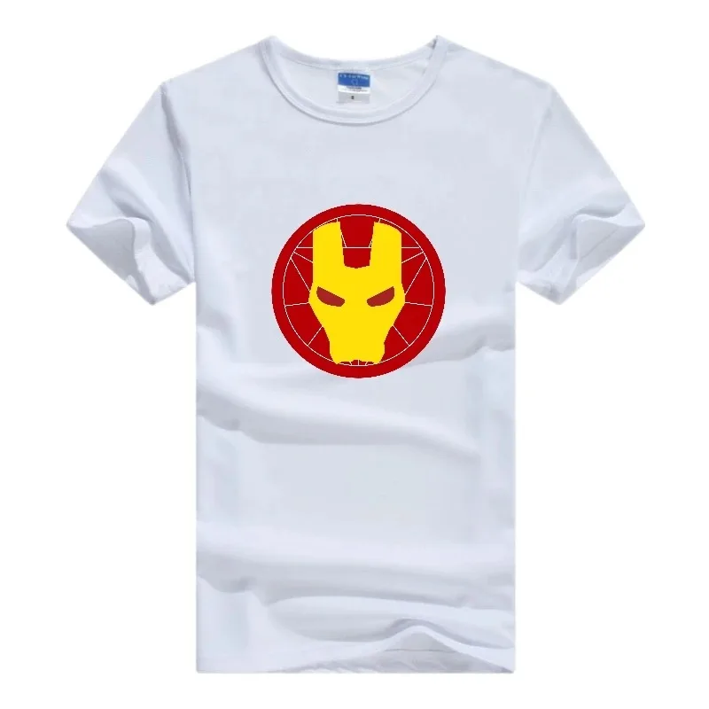 

Marvel Cartoon Iron Man Tops Woman White Tshirt Loose Gothic Blouse Kids Oversized t-shirts Summer Y2k Streetwear Hippie Clothes