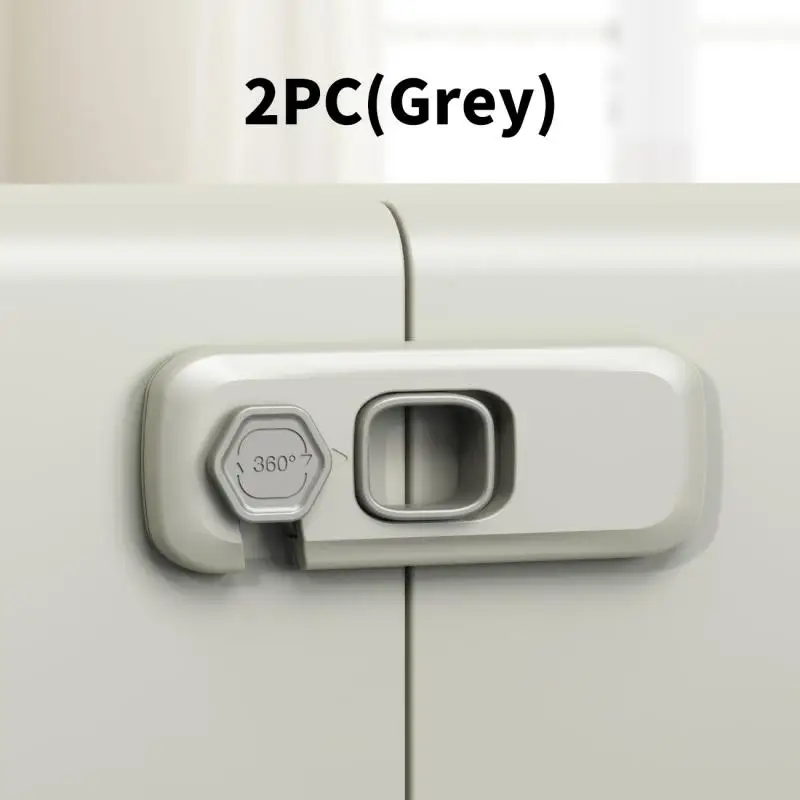 1/2 PCS Child Safety Cabinet Lock Security Protection Home Refrigerator Safety Buckle Baby Anti-Pinch