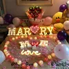 16/22cm 26 Letter Number Light Wedding Decoration Baby Shower Valentines Day Happy Birthday Plastic Material Party Decoration. 3