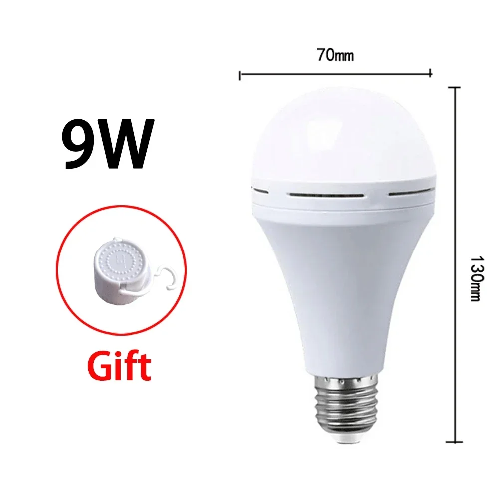 Rechargeable High Brightness LED Bulb Lights