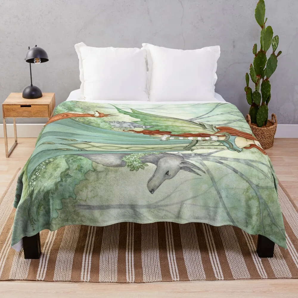 

Woodland Guardians Throw Blanket For Decorative Sofa Plush Luxury Throw Blankets