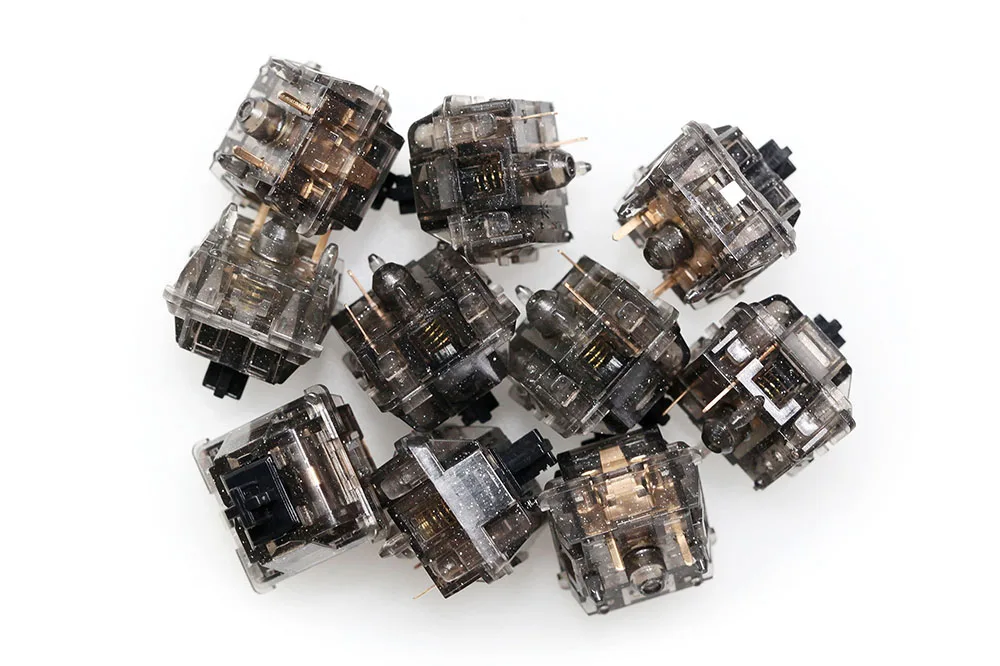 Interruptor Olho Escuro para Teclado Mecânico Rgb Smd Interruptores Táteis Pré Avançados Hola mx Banhado a Ouro 5pin Primavera ly Pa12 Upe pc 60m - Imagem 2