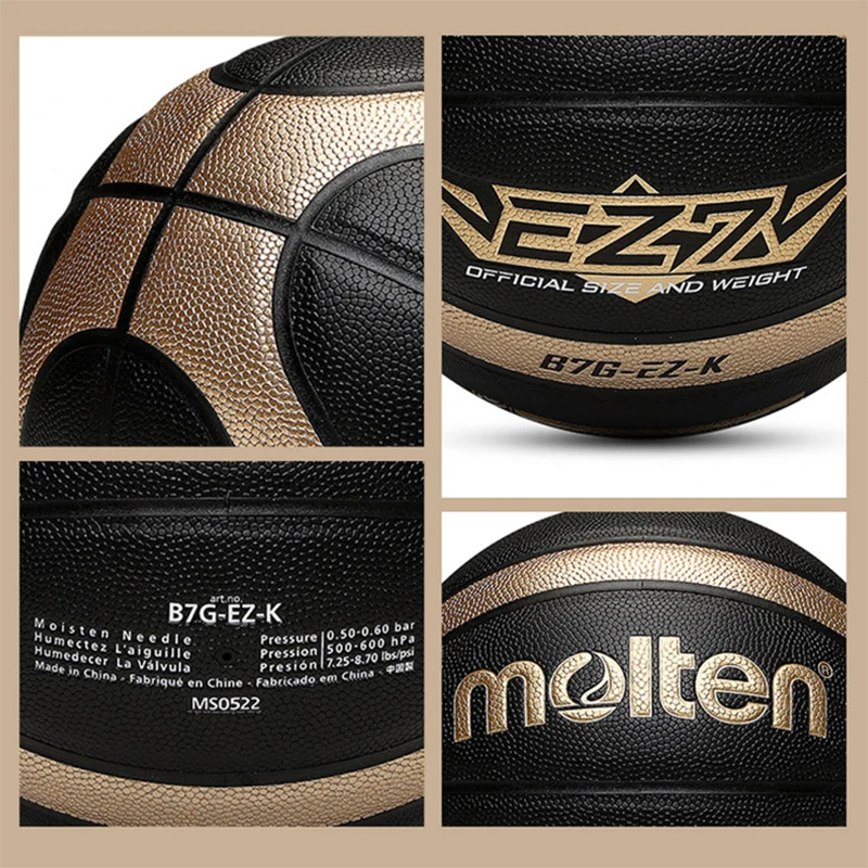 Molten Basketball Balls Official Size 7/6/5 PU Material Women Outdoor Indoor Match Training Men Child Basketball basketbol topu basketball balls