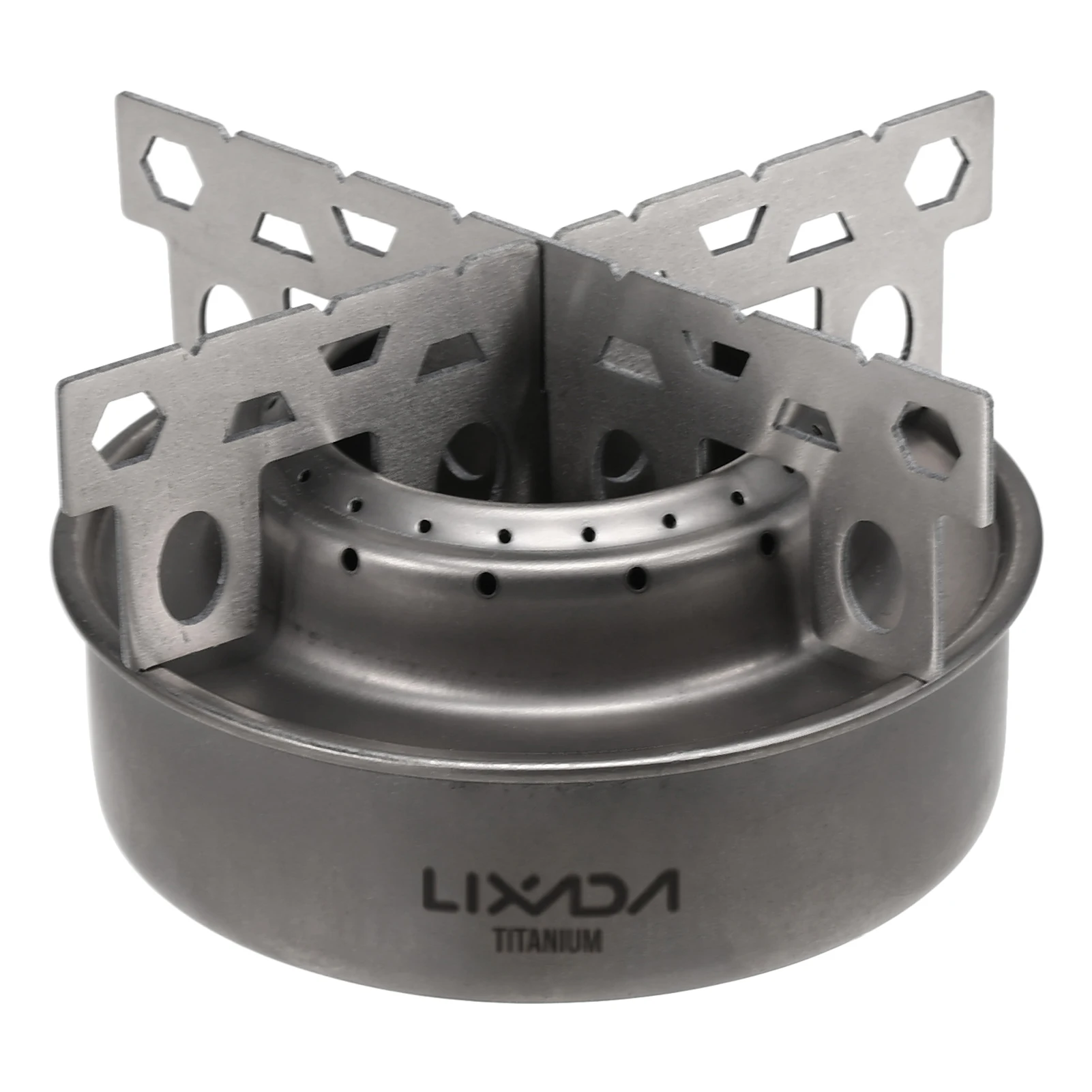 LIXADA Alcohol Stove with Cover/Cross Stand Ultralight Small Stainless Steel Stoves Outdoors for Camping Hiking Backpacking