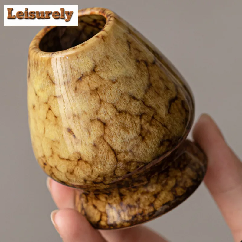 Kiln-Changed Flow Glaze Japanese Matcha Tea Set Bamboo Whisk Teaspoon Tea Sets Indoor Beverage Shop Tea-making Tool Accessories