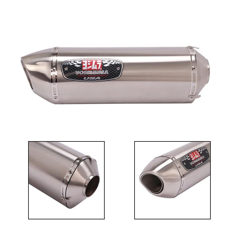 Motorcycle Yoshimura Exhaust For YAMAHA MT07 FZ07 R7 XSR700 2014 2016 - 2020 Full System Escape Modify Muffler Front Link Pipe - Image 4